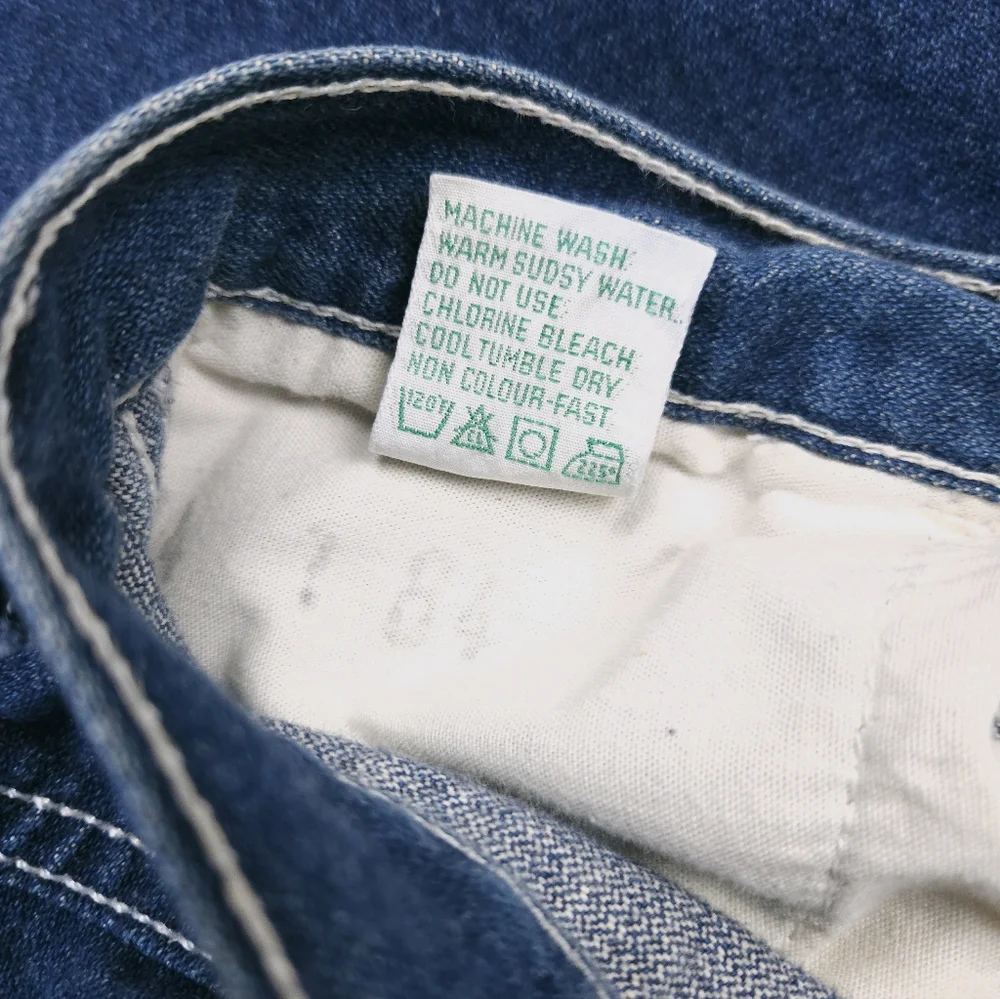 Gitano Vintage 80s Womens High Waisted Denim Jeans Size 38 Short Dark Wash - Picture 13 of 15